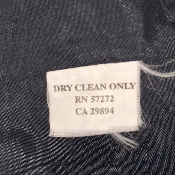 Perry Ellis Mens Wool Blend Coat Size M Navy Blue - Picture 3 of 8